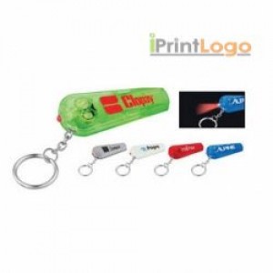 KEYHOLDER WITH LIGHT AND SAFETY WHISTLE-IGT-0342